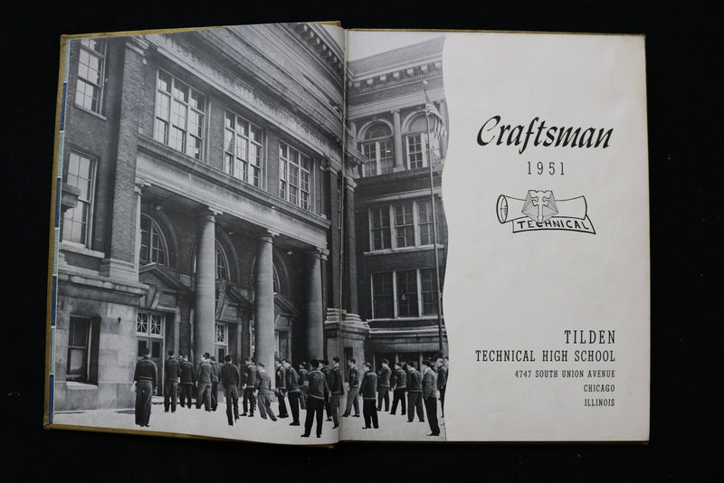 1951 THE CRAFTSMAN TILDEN TECHNICAL HIGH SCHOOL YEARBOOK - CHICAGO, IL - YB 3519