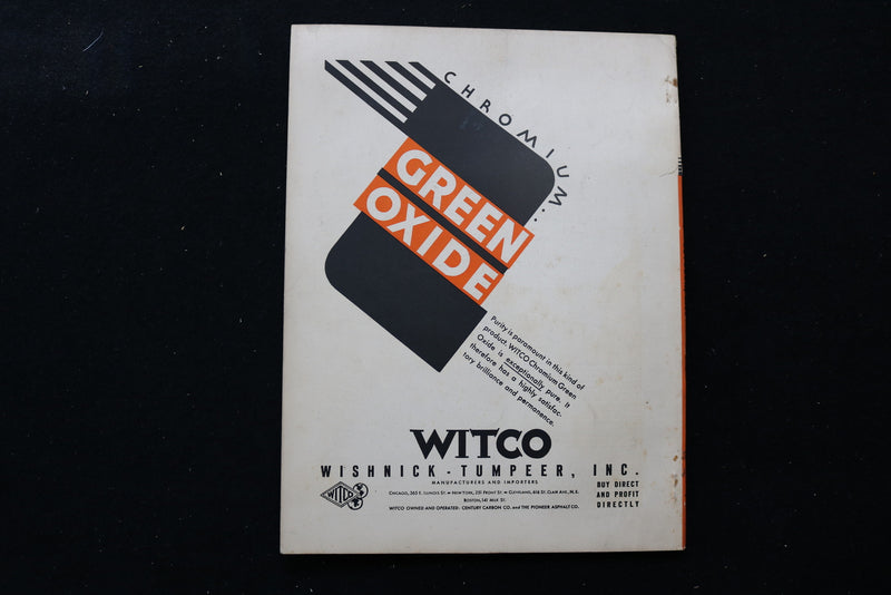 1933 OCT CHEMICAL MARKETS MAGAZINE - ONLY CHANGE IS CONSTANT COVER - SP 6258V