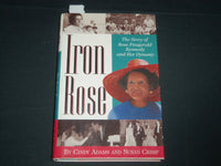 1995 IRON ROSE BOOK SIGNED BY CINDY ADAMS - SUSAN CRIMP - FIRST EDITION- KD 5523