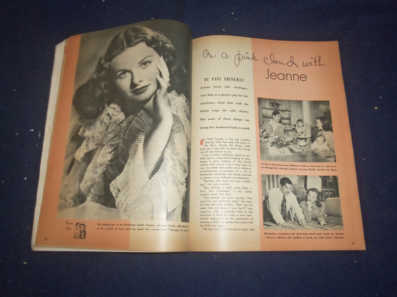 1950 MAY PHOTOPLAY MAGAZINE - JEANNE CRAIN COVER - F 251O