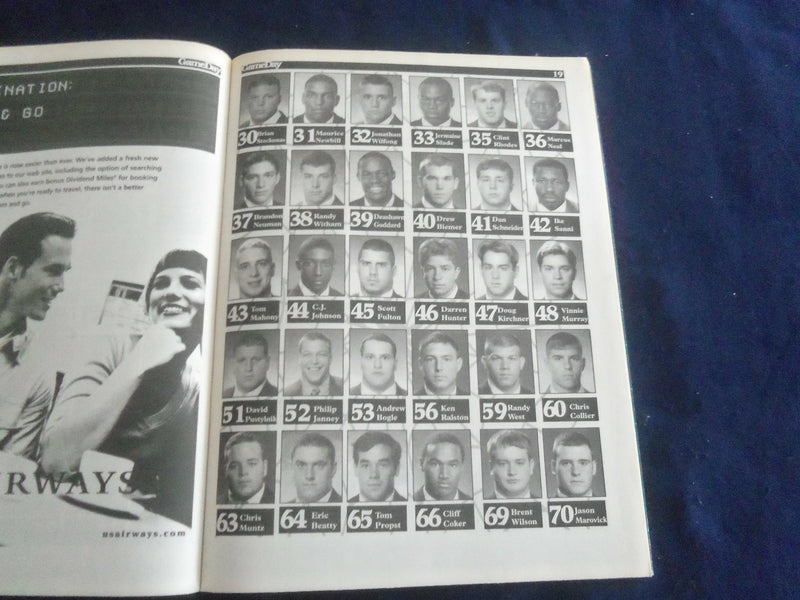 2000 NOV 11 FOOTBALL PROGRAM - UNIV OF RICHMOND VS JAMES MADISON UNIV - SP 1217I