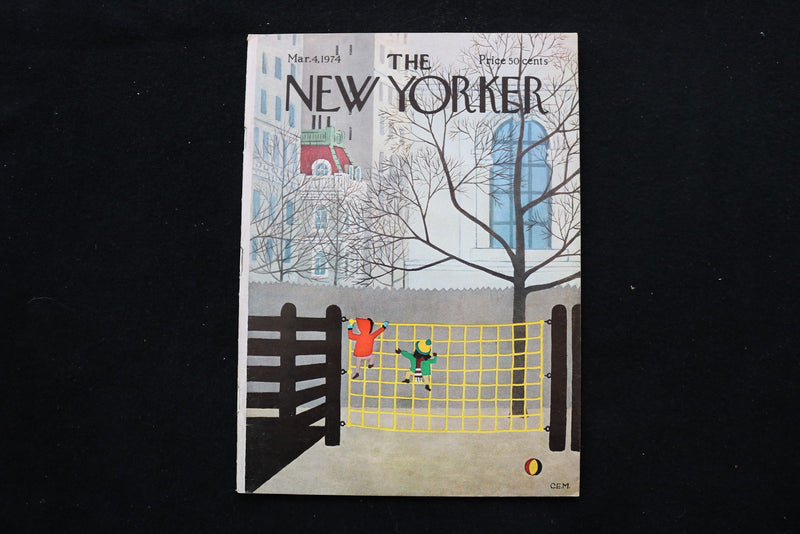 1974 MARCH 4 NEW YORKER MAGAZINE - GREAT ILLUSTRATED COVER - NY 2990