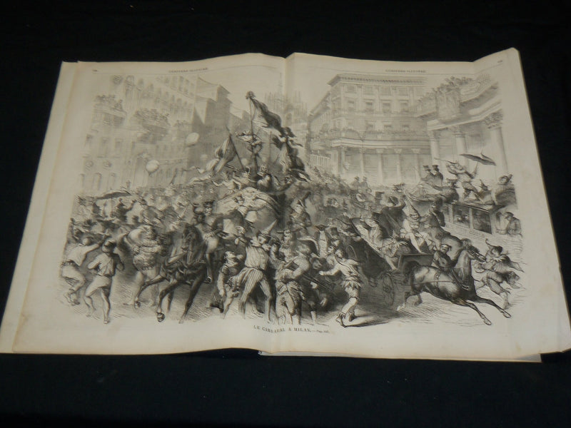 1859 L'UNIVERS ILLUSTRE FRENCH MAGAZINE LOT OF 15 - NICE ILLUSTRATIONS - NP 5342