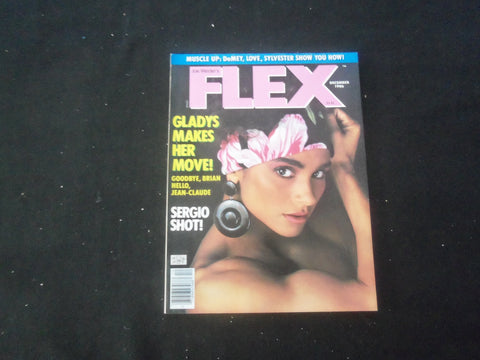 1986 DECEMBER FLEX MAGAZINE - GLADYS MAKES HER MOVE! - SP 1522J