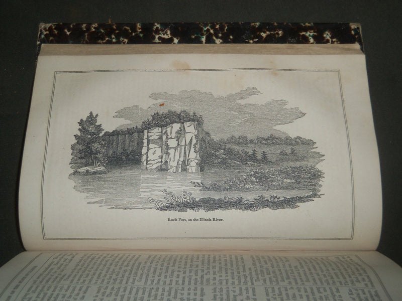 1853 A PICTORIAL DESCRIPTION OF THE UNITED STATES BOOK BY ROBERT SEARS - KD 5651