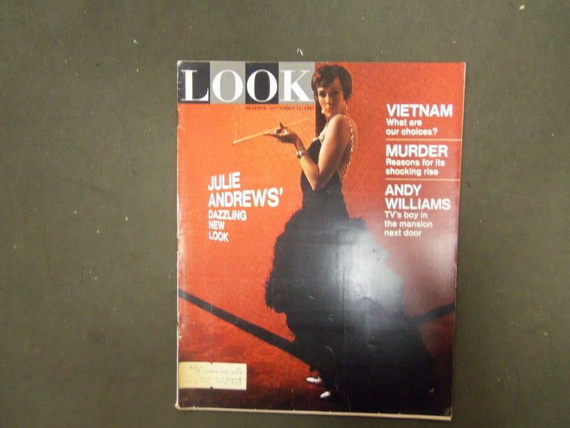 1967 SEPTEMBER 19 LOOK MAGAZINE - JULIE ANDREWS - ST 2920