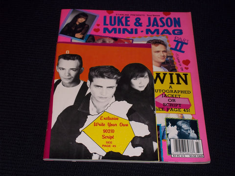 #43 TEEN DREAM LUKE & JASON MINI MAG MAGAZINE - LUKE PERRY COVER - E 13648