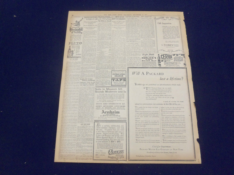 1917 DECEMBER 13 NEW YORK TIMES - BAKER DEFENDS NATION'S WAR PROGRESS - NT 8260