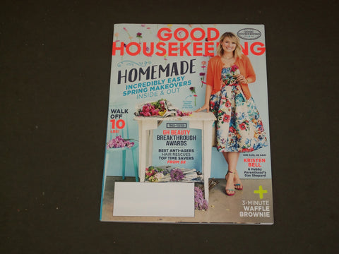 2015 MAY GOOD HOUSEKEEPING MAGAZINE - KRISTEN BELL COVER - B 3959