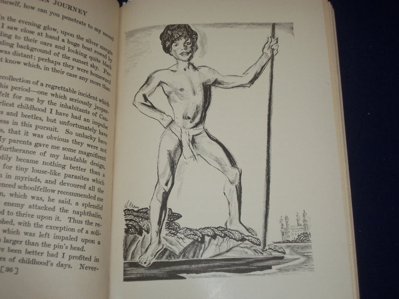 1928 AN INDIAN JOURNEY BY WALDEMAR BONSELS ILLUSTRATIONS BY HARRY BROWN- KD 2462