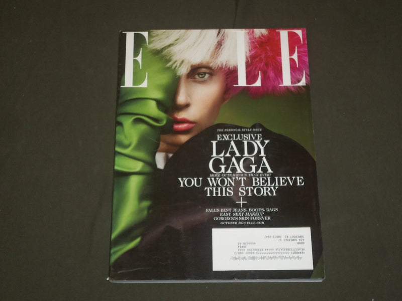 2013 OCTOBER ELLE MAGAZINE - LADY GAGA COVER - B 1910
