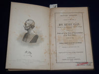 1852 HON. HENRY CLAY OBITUARY ADDRESSES HARDCOVER BOOK - KD 3867F