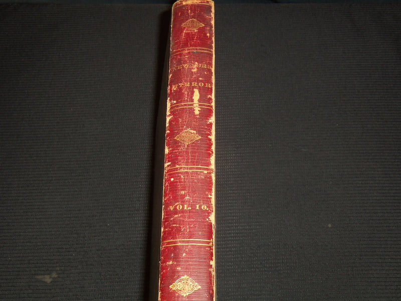 1832-1833 NEW YORK MIRROR AND LADIES GAZETTE BOUND VOLUME - ENGRAVINGS - R 89L