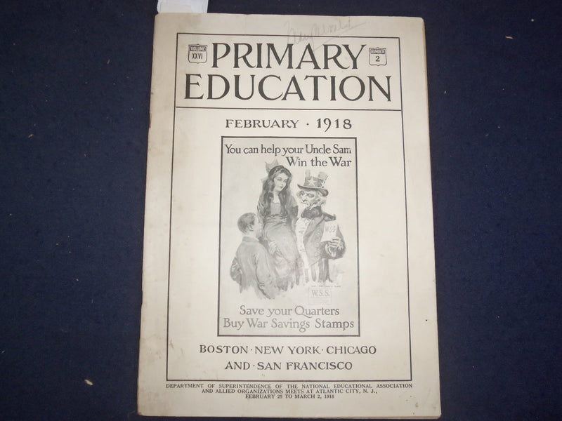 1918 FEBRUARY PRIMARY EDUCATION MAGAZINE - J 9777