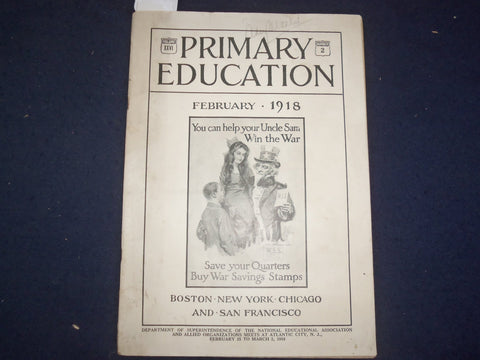1918 FEBRUARY PRIMARY EDUCATION MAGAZINE - J 9777
