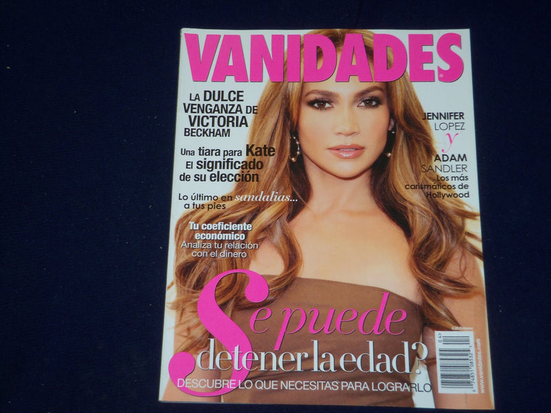 2011 APRIL VANIDADES MAGAZINE - JENNIFER LOPEZ COVER - SP 9882