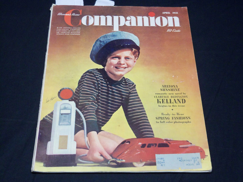1941 APRIL WOMAN'S HOME COMPANION MAGAZINE - GREAT COVER & ADS - ST 4878M