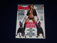 2006 JANUARY STUFF MAGAZINE - JOANNA KRUPA COVER - SP 5111