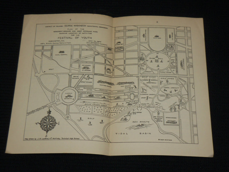 1931 TWO HUNDREDTH ANNIVERSARY PROGRAMS WASHINGTON BIRTHDAY LOT OF 4 - J 6945