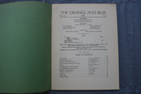1946-1948 THE ORANGE AND BLUE MAGAZINE-MILTON ACADEMY -LOT 0F 4 + LETTER - K 717