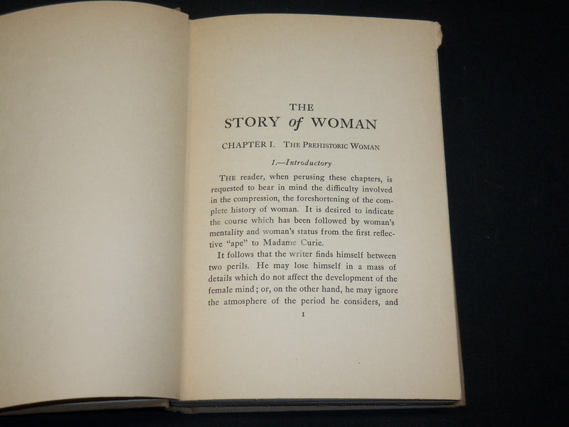 1925 THE STORY OF WOMAN BOOK BY W. L. GEORGE - FIRST EDITION - KD 2769P
