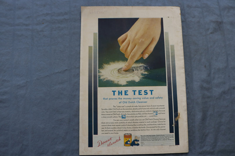 1933 JUNE BETTER HOMES AND GARDENS MAGAZINE - ILLUSTRATED COVER COVER - E 9722