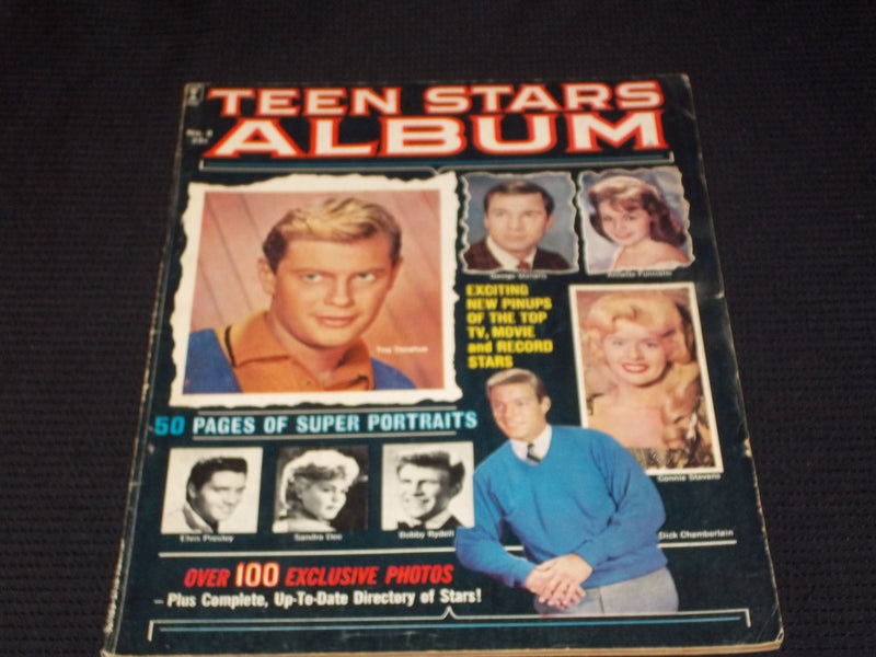 #2 TEEN STARS ALBUM MAGAZINE - TROY DONAHUE FRONT COVER - E 3875
