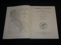 1931 CAMDEN COUNTY ANNIVERSARY 1681-1931 HARDCOVER BOOK - R 706B