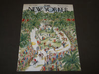 1958 JANUARY 18 NEW YORKER MAGAZINE FRONT COVER ONLY - GREAT ART FOR FRAMING