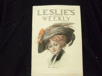 1910 MAY 5 LESLIE'S WEEKLY MAGAZINE - GREAT PHOTOS & ADS - ST 1167