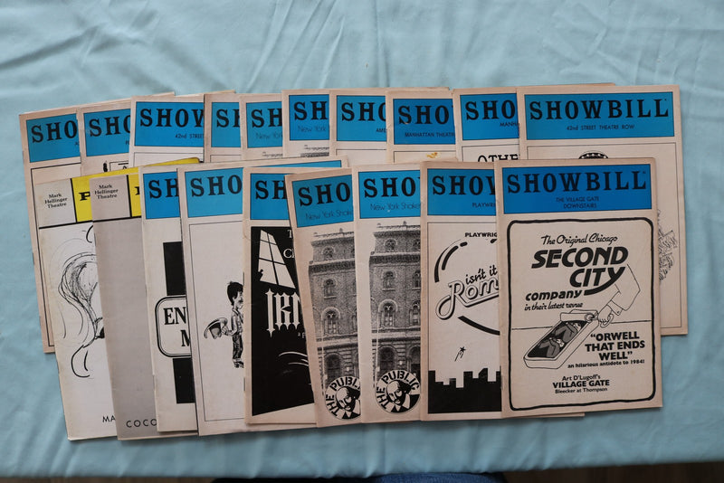 1960'S-1980'S THEATRE PROGRAMS - LOT OF 19 - O 3939