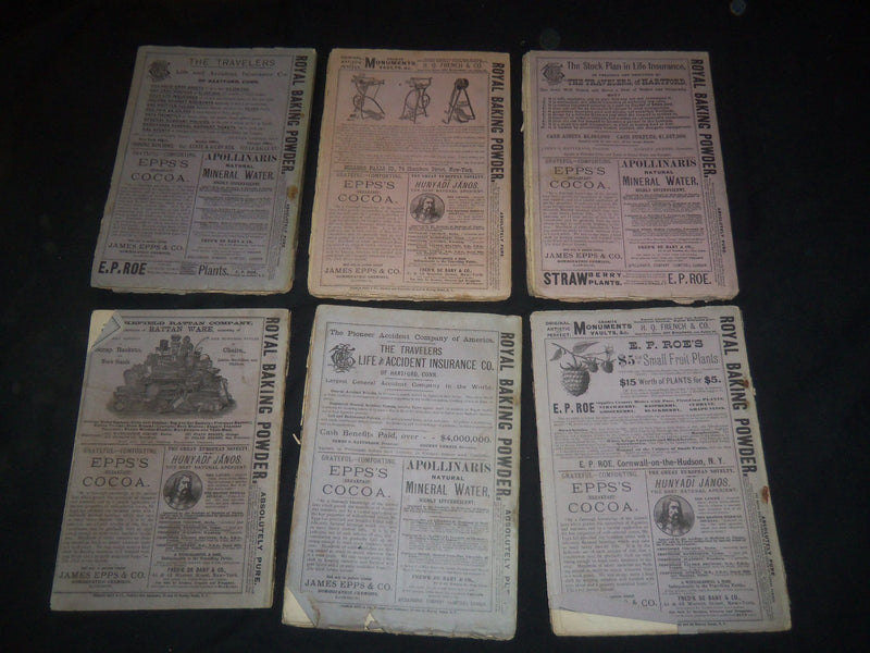 1879 SCRIBNER'S MAGAZINE - LOT OF 12 ISSUES - COMPLETE YEAR - WR 1342