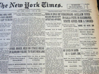 1930 JUNE 22 NEW YORK TIMES - VIRGINIANS ACCLAIM BYRD IN RICHMOND - NT 5726
