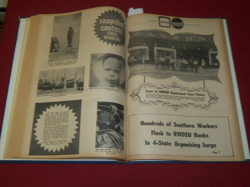 1965 RWDSU RECORD NEWSPAPER BOUND VOLUME NO. 12 - RETAIL - WHOLESALE - R 15M