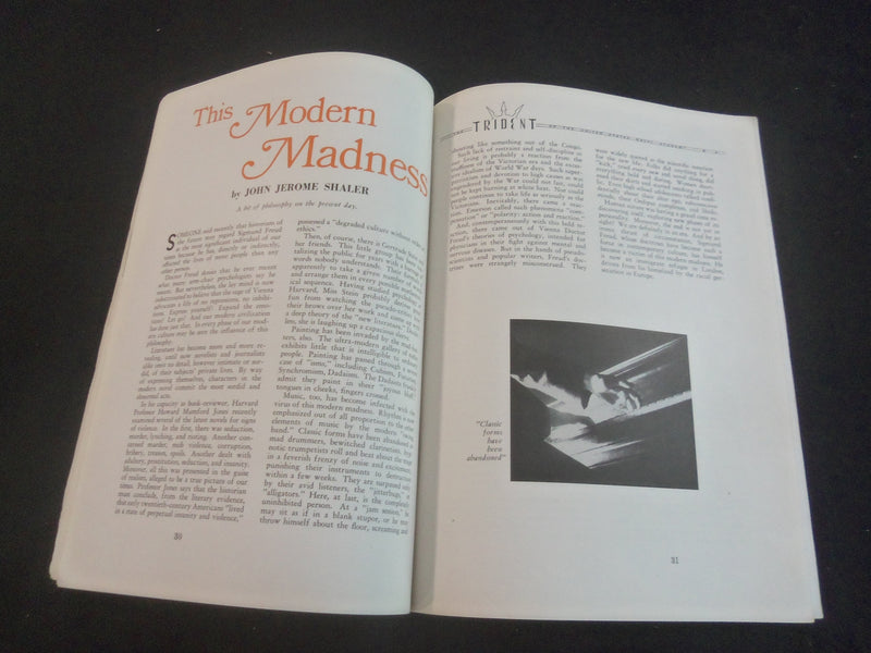 1939 FEBRUARY TRIDENT MAGAZINE - UNITED STATES NAVAL ACADEMY - B 5530V