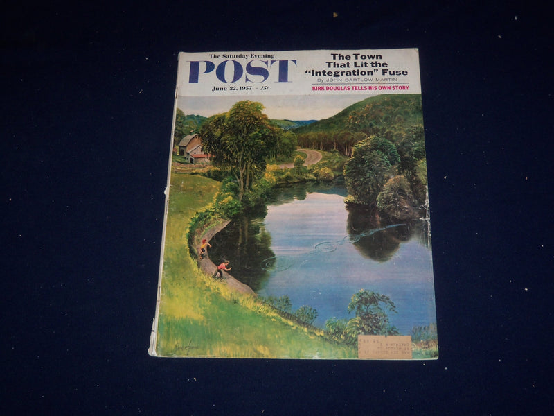 1957 JUNE 22 THE SATURDAY EVENING POST MAGAZINE - ILLUSTRATED COVER - SP 5662