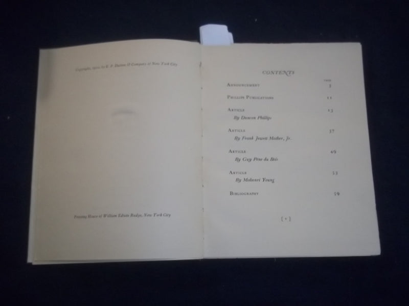 1922 HONORE DAUMIER, HIS LIFE AND WORKS HARDCOVER BOOK - KD 8151
