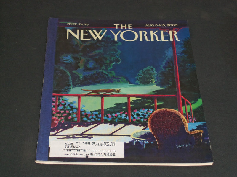 2005 AUGUST 8 & 15 THE NEW YORKER MAGAZINE - ILLUSTRATED COVER - NY 2034