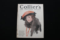 1920 FEBRUARY 7 COLLIER'S MAGAZINE - A WOMAN IN A HAT COVER - E 10970