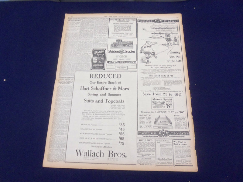 1920 JUNE 4 NEW YORK TIMES - CHICAGO CROWDS CHEER JOHNSON - NT 9104