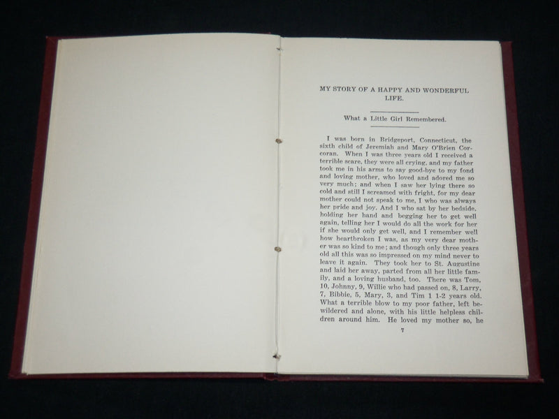 1941 THROUGH MY GARDEN OF MEMORIES BOOK INSCRIBED BY MARY FITZHENRY - KD 6035