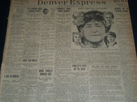 1921 DENVER EXPRESS NEWSPAPER LOT OF 7 - FATTY ARBUCKLE TRIAL - NTL 87