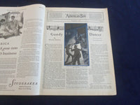 1932 MARCH AMERICAN BOY MAGAZINE - CHARLES LIVINGSTON BULL COVER - ST 7066