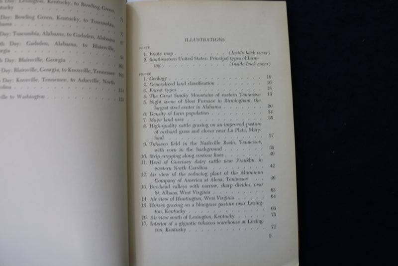 1952 SOUTHERN EXCURSION GUIDEBOOK - SOFTCOVER BOOK - K 1410