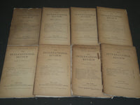 1882-1883 THE INTERNATIONAL REVIEW MAGAZINE LOT OF 8 - GREAT ARTICLES - WR 867