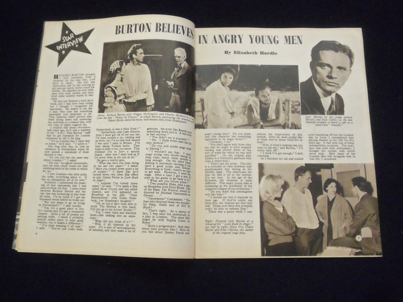 1958 NOVEMBER FILM REVIEW MAGAZINE - RHONDA FLEMING - YUL BRYNNER - J 9695