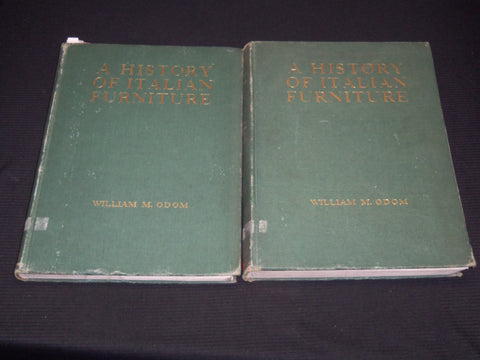 1918-1919 A HISTORY OF ITALIAN FURNITURE BY WILLIAM M. ODUM VOLUME 1 & 2 - #18