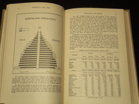 1950-1959 QUEENSLAND YEAR BOOK LOT OF 10 - GOV. STATISTICIAN BRISBANE - KD 1C