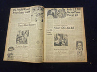 1958 JULY 22 BOSTON DAILY RECORD NEWSPAPER - CHALLENGE BY U.S. - NP 6362