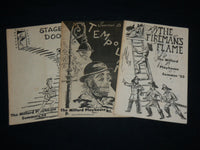 1952-1953 MILFORD PLAYHOUSE THEATRE PROGRAM LOT OF 3 - CONNECTICUT - J 6754